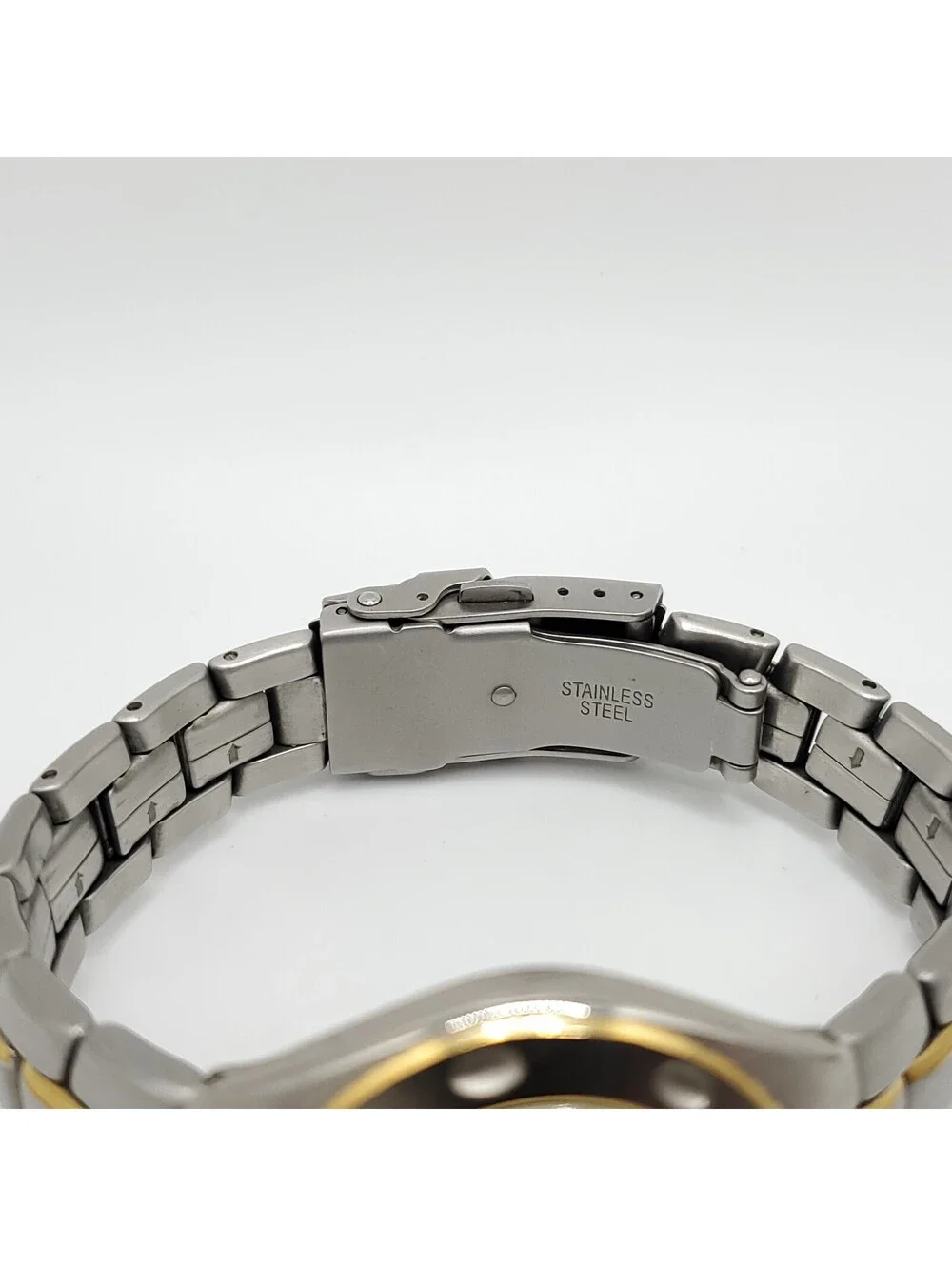 Fossil Blue Watch Women 29mm Two-Tone New Battery